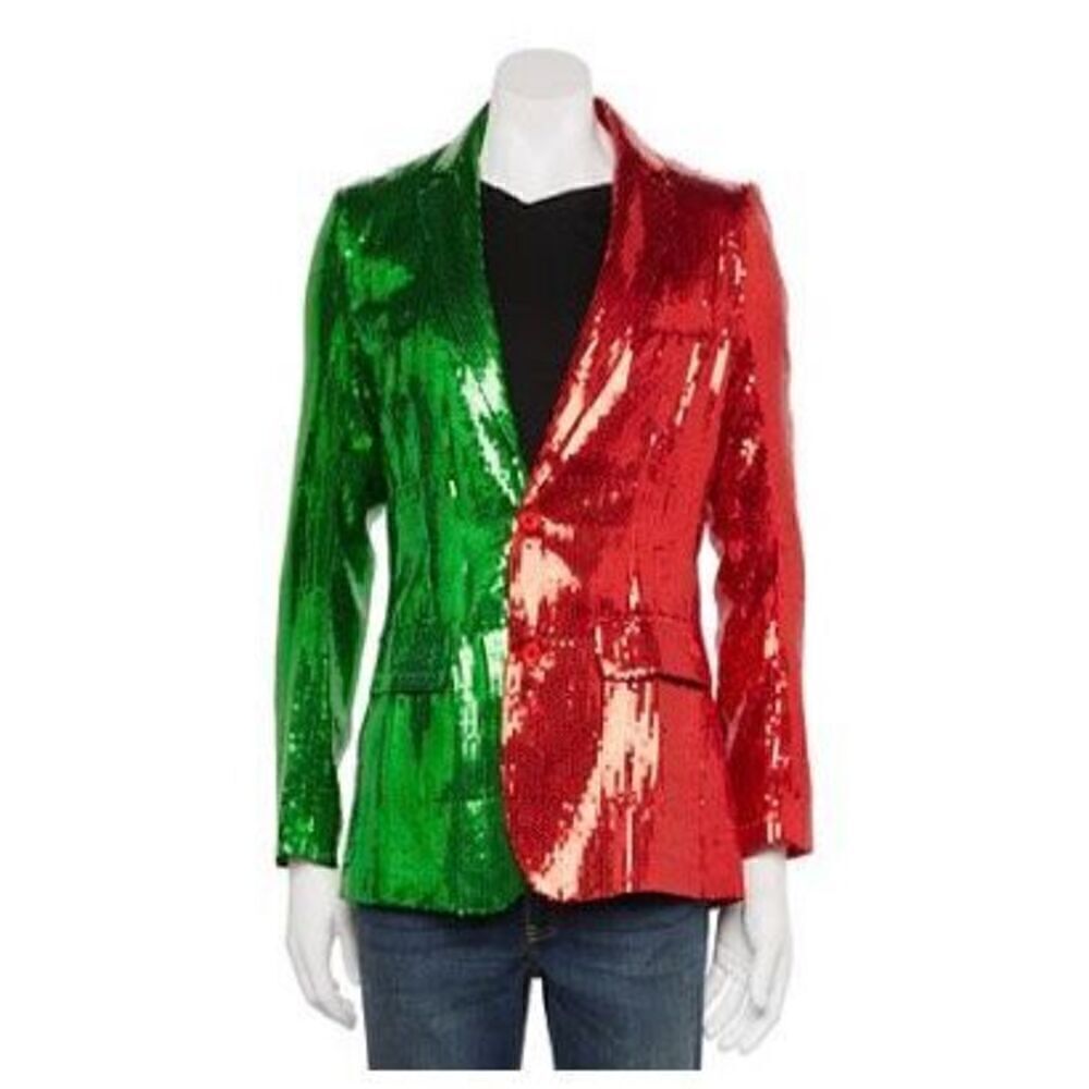 Men's Suitmeister Fair Isle Holiday Blazer.